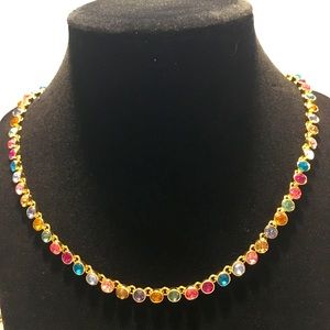 Nine West Multi Colored Necklace Adjustable NWT